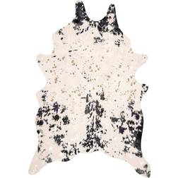 Nuloom Iraida Cowhide White, Black, Brown 60x79"