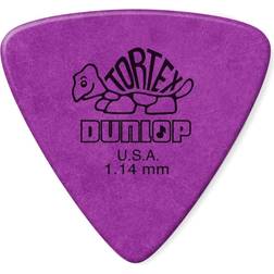 Dunlop Tortex Triangle Guitar Picks 1.14mm Purple (6-pack)