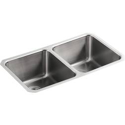 Kohler Undertone Undermount Double Bowl Scratch-Resistant Kitchen