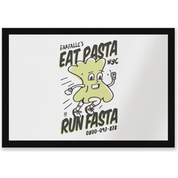 EAT PASTA RUN FASTA Entrance Mat