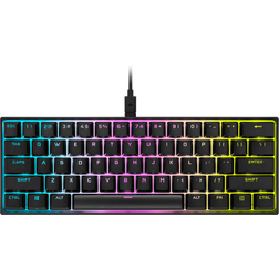 Corsair K65 RGB MINI USB QWERTY Francés Negro