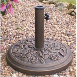 Kingfisher 9.5kg 45cm Dia Cast Iron Effect Garden Parasol Base