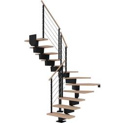 Dolle Dubai Halvsving Sort 9005-DESIGN 204-252 cm