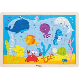 Viga Viga 50200 Puzzle on a mat 24 elements ocean