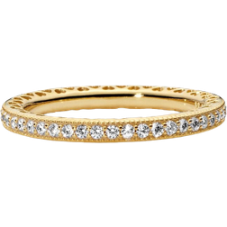 Pandora Sparkle & Hearts Ring - Gold/Transparent