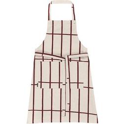 Marimekko Tiilikivi Förkläde Röd, Vit (85x)