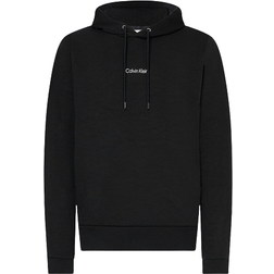 Calvin Klein Mens Cotton-Stretch Logo Hoodie Darling