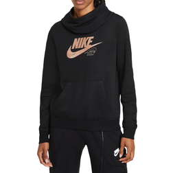 Nike Sportswear Club Fleece Women's Funnel-Neck Glitter Hoodie