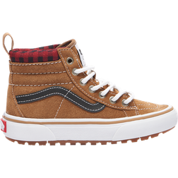 Vans Kid's Sk8-Hi MTE-1 - Plaid Brown/Black