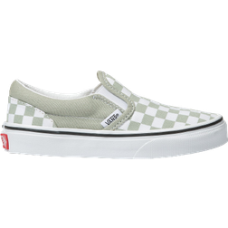 Vans Kid's Checkerboard Classic Slip-on - Desert Sage