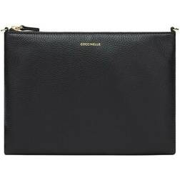 Coccinelle Grained Leather Crossbody Bag Best Crossbody Medium NOIR TU