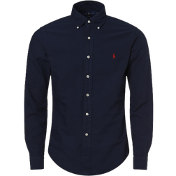 Polo Ralph Lauren Slim Fit Garment Dyed Oxford Shirt - Navy