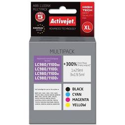 ActiveJet Tinta ABB-1100NX - Negro/Rojo/Azul/Amarillo