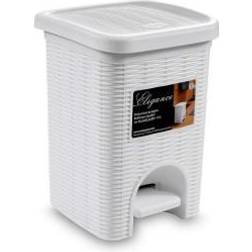 Stefanplast Rubbish bin White Plastic 6L