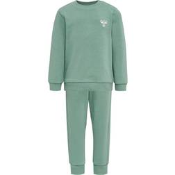 Hummel Santo Crewsuit - Mineral Blue