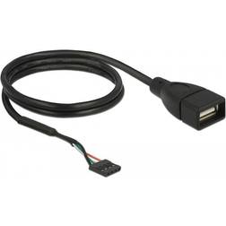 DeLock USB 2.0 pin header hun 2.54 4 pin USB-A 2.0 hun