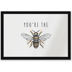 Decorsome You're The Bees Knees Orange, Svart, Vit 40x60cm