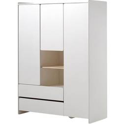 Vipack Armoire 3 Portes Blanc