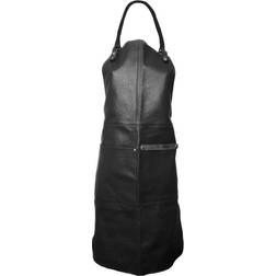 Ørskov Leather Black Forklæde Sort (85x55cm)