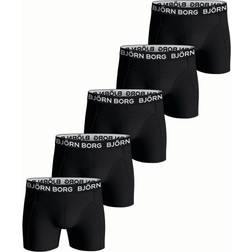 Björn Borg Cotton Stretch Boxer 5-pack Noir