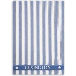 Lexington Icons Twill Waffle Striped Viskestykke Viskestykke Hvid, Blå (70x50cm)