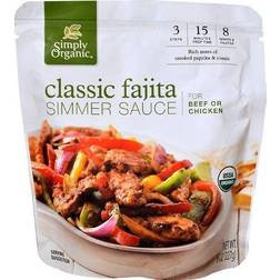 Simply Organic Simply Organic Simmer Sauce Classic Fajita