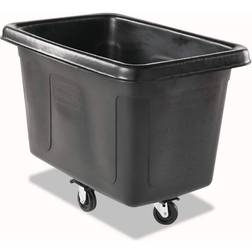 Rubbermaid Commercial Products 26 in. W D 28.13 in. H Black 8 cu. ft. Cube Truck, Light