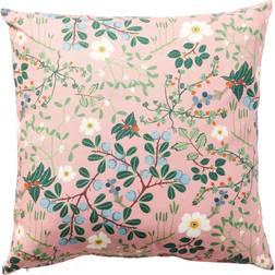 Klippan Yllefabrik Blackthorn cushion cover Kissenbezug Rosa, Schwarz (45x45cm)