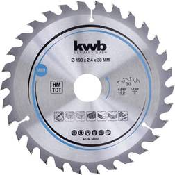 Kwb 586957 Blad til rundsav i hårdtmetal 190 x 30 mm 1 stk