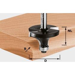 Festool Affasning staffræser med kugleleje guide til Ovolo kantskærer 5/12/52 mm