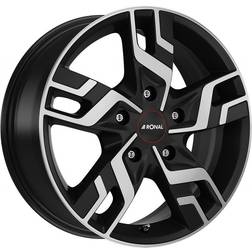 Ronal R64 Jetblack Matt Frontkopiert 7.0Jx17 5x130 ET33