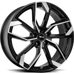 Brock RC34 Black Polish 6.5x17 4/100 ET50 CB54.1