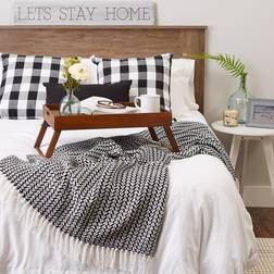 DII Cotton Arrowhead Blankets Gray, Brown, Multicolor (152.4x127cm)