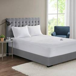 Serta Plush Heated Mattress Cover White (203.2x152.4cm)
