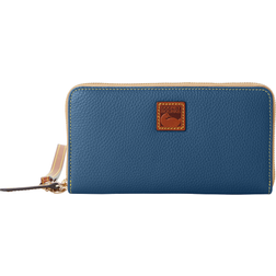 Dooney & Bourke Pebble Grain Large Zip Around Wristlet - Jeans