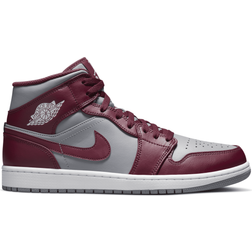 Nike Air Jordan 1 Mid - Cherrywood Red/Cement Grey/White