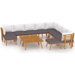 vidaXL 3087021 Lounge-Set, 2 Tisch einschl. 8 Sofas