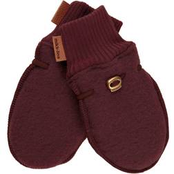 Mikk-Line Brushed Wool Mittens - Decadent Chocolate (9315)