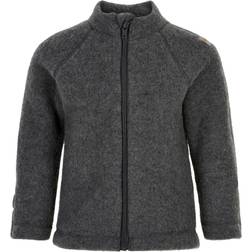 Mikk-Line Baby Wool Jacket - Anthracite Melange (50001NOOS)