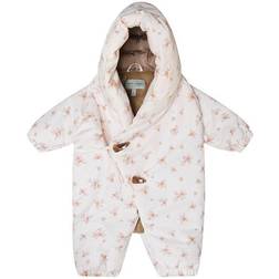 Mini A Ture Fianna Printed Winter Overalls - Papyrus White