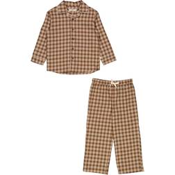 Wheat Hazel Check Madison Pyjamas