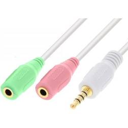 InLine Minijack Headset adapter iPhone/iPad/iPod/Lenovo