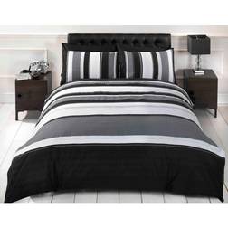 Rapport Furnishings King Detroit Duvet Cover Grey, Black