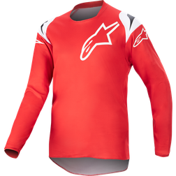 Alpinestars Racer Narin Jugend Motocross Jersey - Weiß Rot