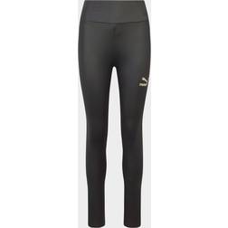 Puma Classics HR Rib Leggings - Schwarz