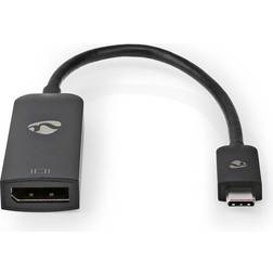 Nedis USB-C Adapter USB 3.2 Gen 1 USB-C Hane DisplayPort Hona 0.2m