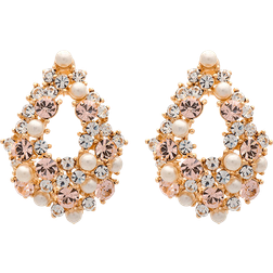 Lily and Rose Alice Pearl Earrings Ivory Silk One