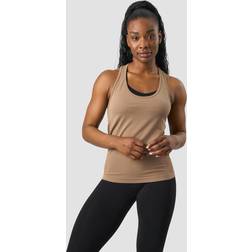 ICANIWILL Everyday Seamless Tank Top-Desert Sand-XS