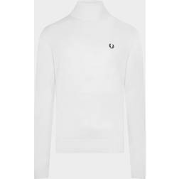 Fred Perry Roll Neck Jumper Snow