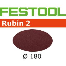 Festool Rubin 2 180 Grit Raw Wood Sanding Discs 180mm (50 Pack)